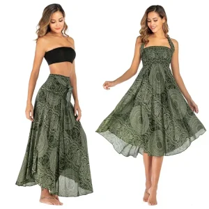 Sexy Summer Long Boho Bottom Women Skirt Vintage Casual Ropa Mujer Faldas Loose Fashion y2k Maxi Skirts Woman Clothing Saia Jupe